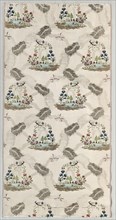 Silk Brocade, 1700s. England, Spitalfields ?, 18th century. Silk; overall: 106.7 x 54.3 cm (42 x 21