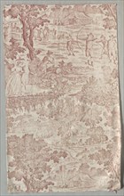 Printed Cotton Cloth, c. 1790. England, late 18th century. Copperplate printed cotton; overall: 104