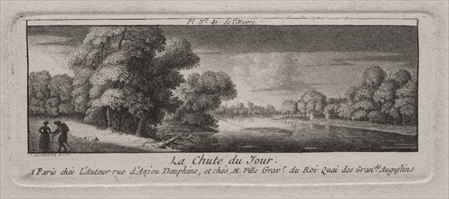 The Close of the Day. Antoine de Marcenay de Ghuy (French, 1724-1811). Etching