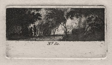 View of a Woods. Antoine de Marcenay de Ghuy (French, 1724-1811). Etching