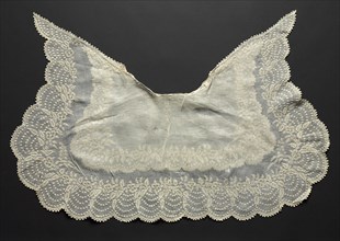 Double Collar, 1830. America, 19th century. Embroidery; cotton mull; overall: 54 x 81.3 cm (21 1/4