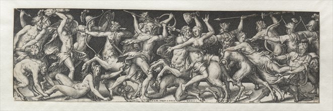Combats and Triumphs No. 8. Etienne Delaune (French, 1518/19-c. 1583). Engraving