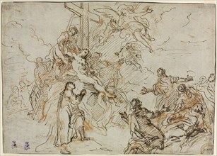 The Deposition, second half 18th century. Christian Wink (German, 1738-1797). Pen and brown ink;