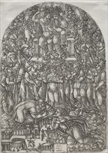 The Apocalpse:  An Innumerable Multitude which stand before the Throne, 1555. Jean Duvet (French,