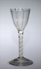 Wine Glass, 1775-1810. England, late 18th-early 19th century. Glass; diameter: 6.9 cm (2 11/16 in