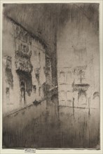 Nocturne:  Palaces, 1886. James McNeill Whistler (American, 1834-1903). Etching and drypoint
