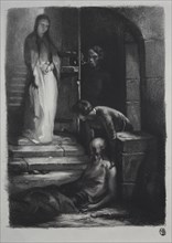 The Prisoner, 1800s. France, 19th century. Lithograph