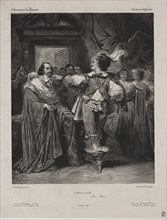 Chronicles of France:  Scene of the Fronde - The Prince of Condé, 1829. Eugène François Marie