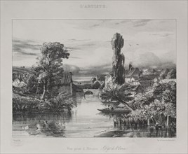 View near Alençon, 1839. Jules Dupré (French, 1811-1889). Lithograph
