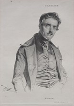 Antoine-Louis Barye. Jean Francois Gigoux (French, 1806-1894). Lithograph