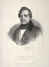 Dr. Friedrich August von Ammon, 1838. Franz Seraph Hanfstaengl (German, 1804-1877). Lithograph