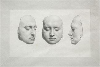 Death Mask of Sir Thomas Lawrence. Richard James Lane (British, 1800-1872). Lithograph
