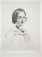 Lady Elizabeth Herbert. Richard James Lane (British, 1800-1872). Lithograph, hand colored