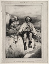 The Robber from the Mountain. Célestin François Nanteuil (French, 1813-1873). Lithograph