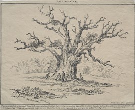 Fairlop Oak, 1811. D. H. Redman (British). Lithograph