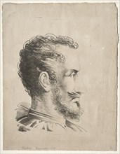 Profile Head. Friedrich Wilhelm Reuter (German, 1768-1834). Lithograph