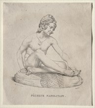 Neopolitan Fisherman, 1835. François Rude (French, 1784-1855). Lithograph