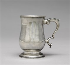 Cann, c. 1750. America, 18th century. Silver; overall: 10.7 cm (4 3/16 in.); with handle: 11 cm (4