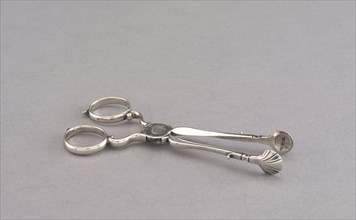 Sugar Scissors, c. 1750. Jacob Hurd (American, 1702-1758). Silver; overall: 12.3 x 5 cm (4 13/16 x