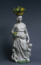 Dovizia (Plenty), c. 1520-1529. Giovanni della Robbia (Italian, 1469-1529/30). Glazed terracotta;