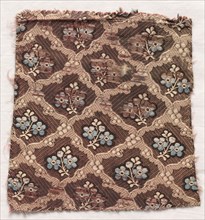 Textile Fragment, 1774-1793. France, 18th century, Period of Louis XVI (1774-1793). Droguets