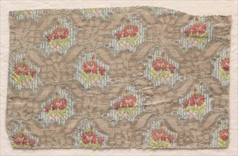 Textile Fragment, 1774-1793. France, late 18th century, Period of Louis XVI (1774-1793). Droguet;
