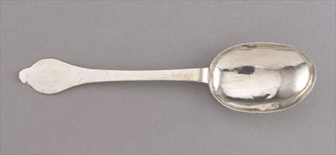 Tablespoon, 1700-1720. Jacob Boelen I (American, 1654-1729). Silver; overall: 19.7 x 4.8 cm (7 3/4
