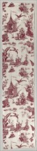 Copperplate-Printed Cotton, 1700s. England, Chambers, 18th century. Copperplate printed cotton;