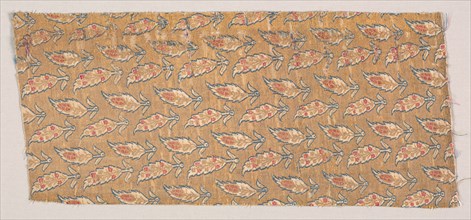 Textile Fragment, 17th century. Turkey, Asia Minor, 17th century. Brocaded silk with metal thread