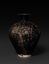 Vase: Northern Black Ware, 11th-12th Century. China, Northern Song dynasty (960-1127). Glazed