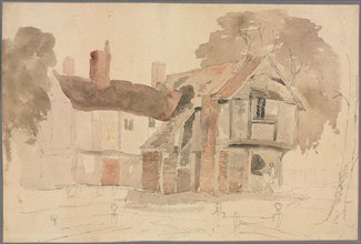Bray Church Yard, 1807. John Varley (British, 1778-1842). Watercolor and graphite; sheet: 24.9 x 36