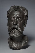 Portrait of William E. Henley, 1882. Auguste Rodin (French, 1840-1917). Bronze; overall: 42.5 x 22