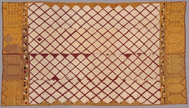 Head Shawl ("Phulkari"), 1800s. India, Punjab, 19th century. Embroidery: silk on cotton tabby