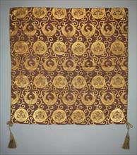 Brocaded Silk, 1800s. Japan, 19th century. Silk, metallic thread; average: 68 x 68 cm (26 3/4 x 26