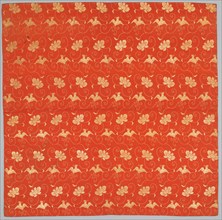 Brocaded Silk, 1800s. Japan, 19th century. Silk, metallic thread; average: 67.7 x 70.5 cm (26 5/8 x