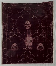 Velvet Fragment, 1400s. Italy, 15th century. Velvet (cut and voided); silk; overall: 66.7 x 57.5 cm