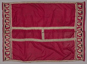 Shawl ("Cadar"), 1800s - early 1900s. India, Cutch, 19th - early 20th century. Embroidery, silk