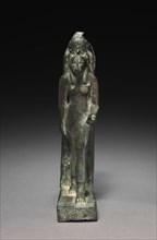 Statuette of Sekhmet, 664-525 BC. Egypt, Late Period, Dynasty 26 or later. Bronze, figure solid