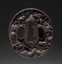 Sword Guard, 17th-18th century. Japan, Edo period (1615-1868). Bronze; diameter: 7.4 cm (2 15/16 in