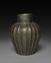 Pewter Jar, 1600s-1800s. Japan, 17th-19th century. Pewter; overall: 21.6 cm (8 1/2 in.).