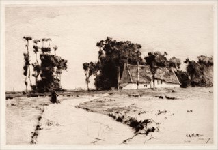 Brittany Trees, 1885-1887. Charles Adams Platt (American, 1861-1933). Drypoint