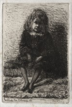Twelve Etchings from Nature:  Little Arthur, 1858. James McNeill Whistler (American, 1834-1903).