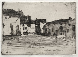 Twelve Etchings from Nature:  Liverdun, 1858. James McNeill Whistler (American, 1834-1903). Etching
