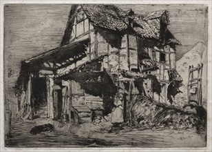 Twelve Etchings from Nature:  The Unsafe Tenement, 1858. James McNeill Whistler (American,