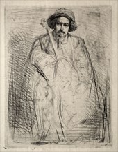 Becquet, 1871. James McNeill Whistler (American, 1834-1903). Etching and drypoint