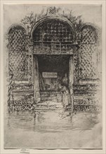 The Doorway, 1880. James McNeill Whistler (American, 1834-1903). Etching, drypoint and roulette