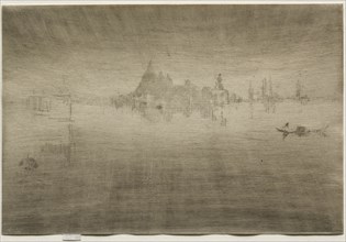 Nocturne:  Salute. James McNeill Whistler (American, 1834-1903). Etching and drypoint