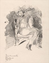 Joseph Pennell, No. 2, 1896. James McNeill Whistler (American, 1834-1903). Lithograph