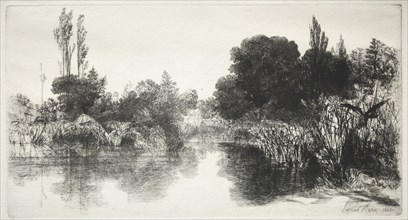 Shere Mill Pond (The Larger Plate), 1860. Francis Seymour Haden (British, 1818-1910). Etching