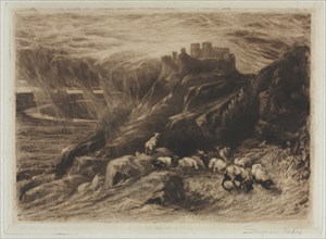 Harlech (A Second Plate), 1880. Francis Seymour Haden (British, 1818-1910). Mezzotint, etching and